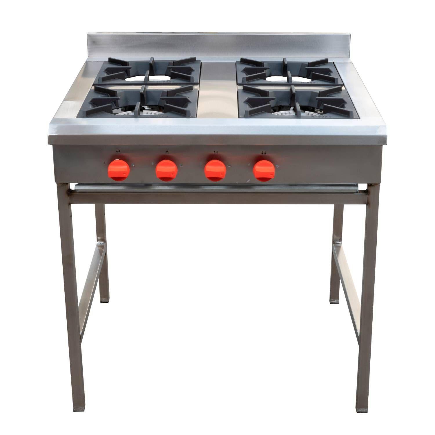 Cocina Industrial Ticgas Tipo Anafe 4 Platos-0