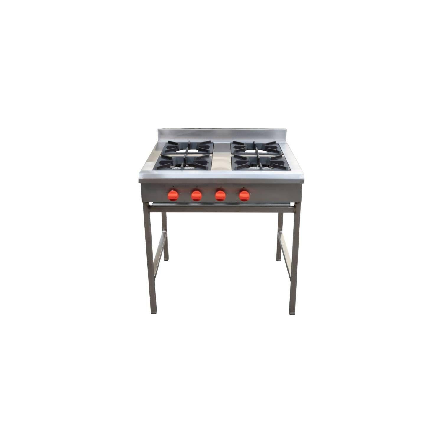 Cocina Industrial Ticgas Tipo Anafe 4 Platos-2