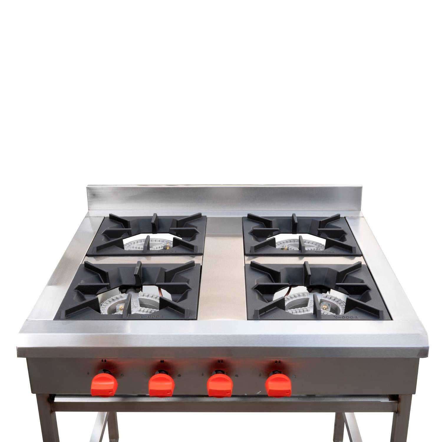 Cocina Industrial Ticgas Tipo Anafe 4 Platos-4