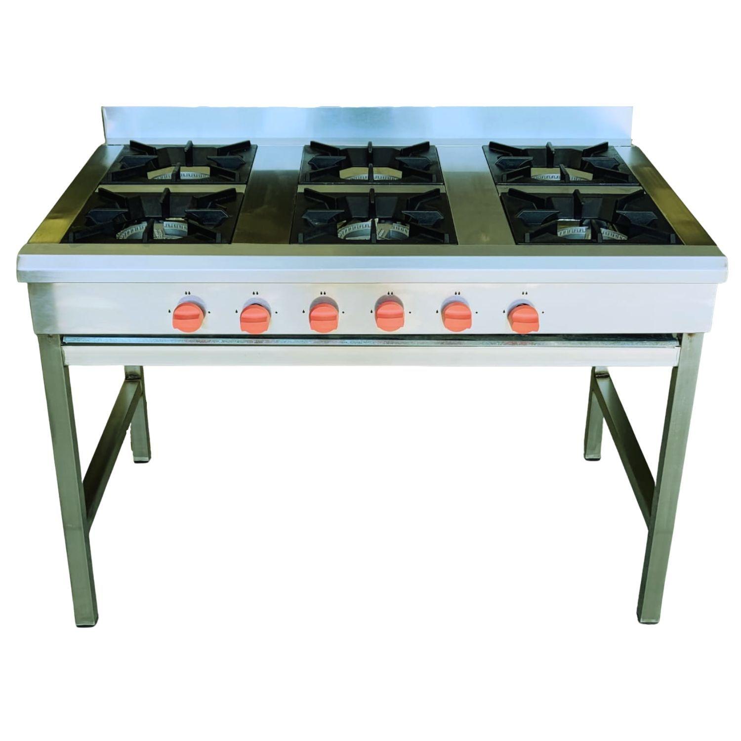Cocina Industrial TicGas Tipo Anafe 6 Platos-0