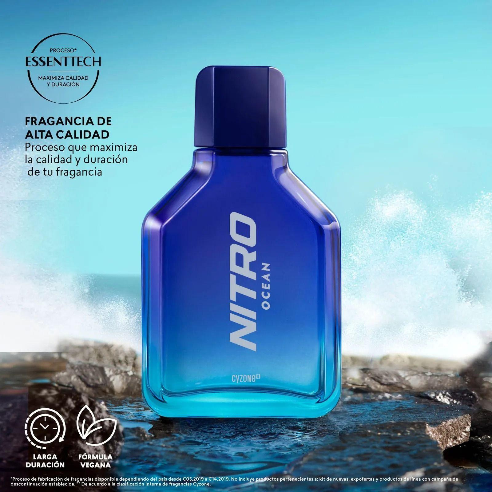 Perfume Hombre Nitro Ocean Cyzone 90 Ml-2