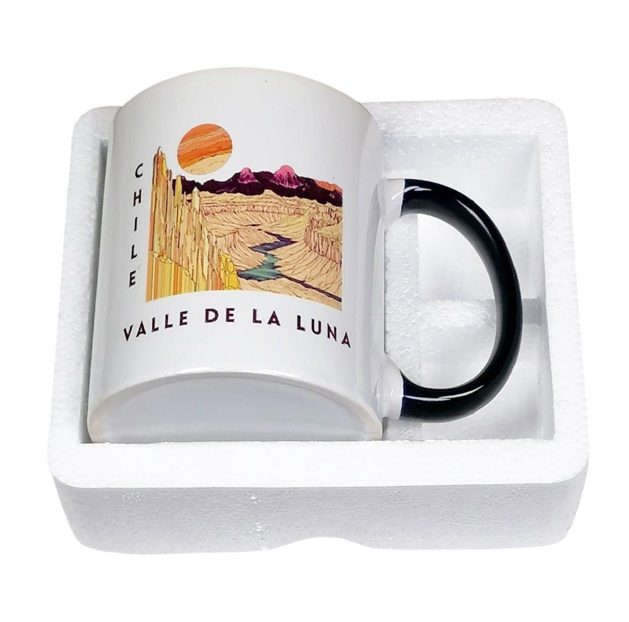 Taza De Cerámica Souvenir Valle De La Luna Chile 300 Ml-2