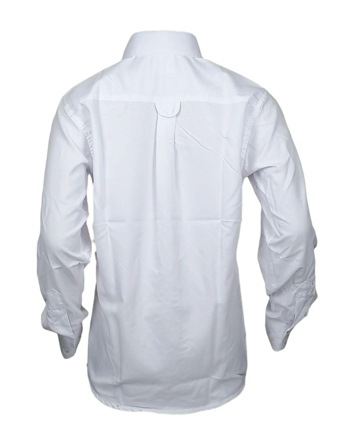 Camisa De Huaso Blanca Niño Talla 4 6 8 10-2
