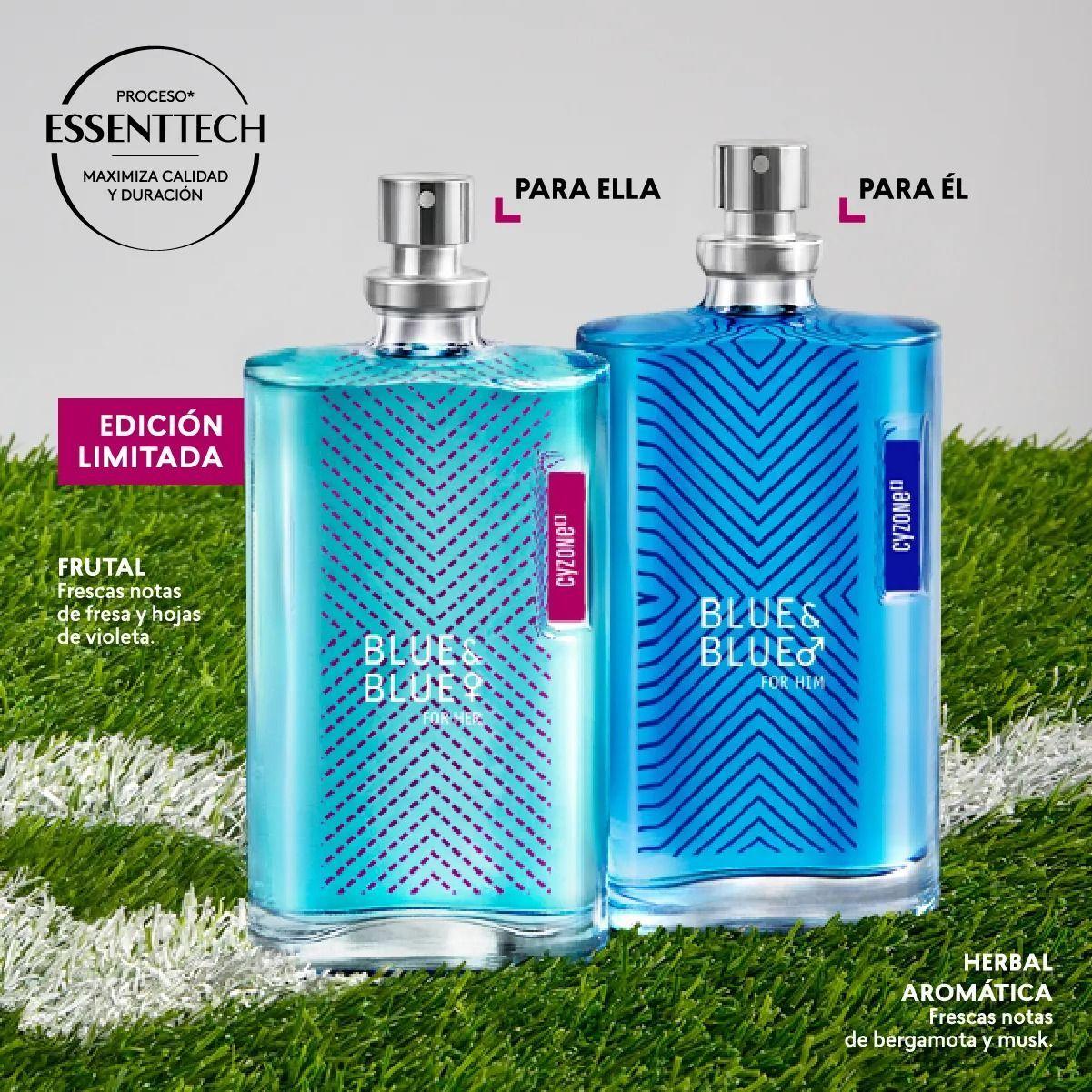Perfume Mujer Blue & Blue For Her Cyzone 75 Ml-2