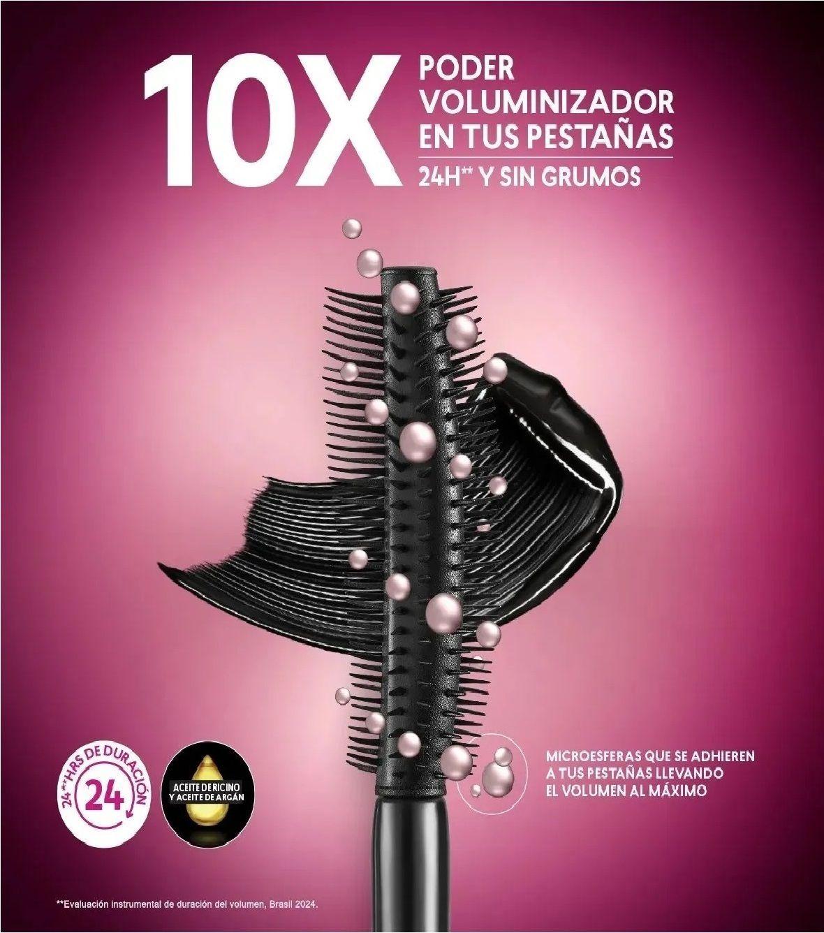 Máscara De Pestañas Max Volume Lash Studio Look Cyzone Negro-2