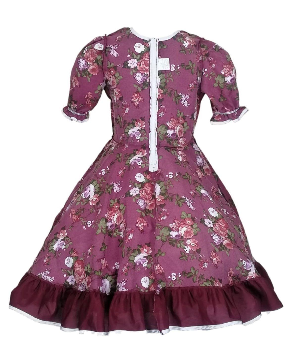 Vestido Niña Huasa Chinita Fiestas Patrias 4 6 8 10 C18-3
