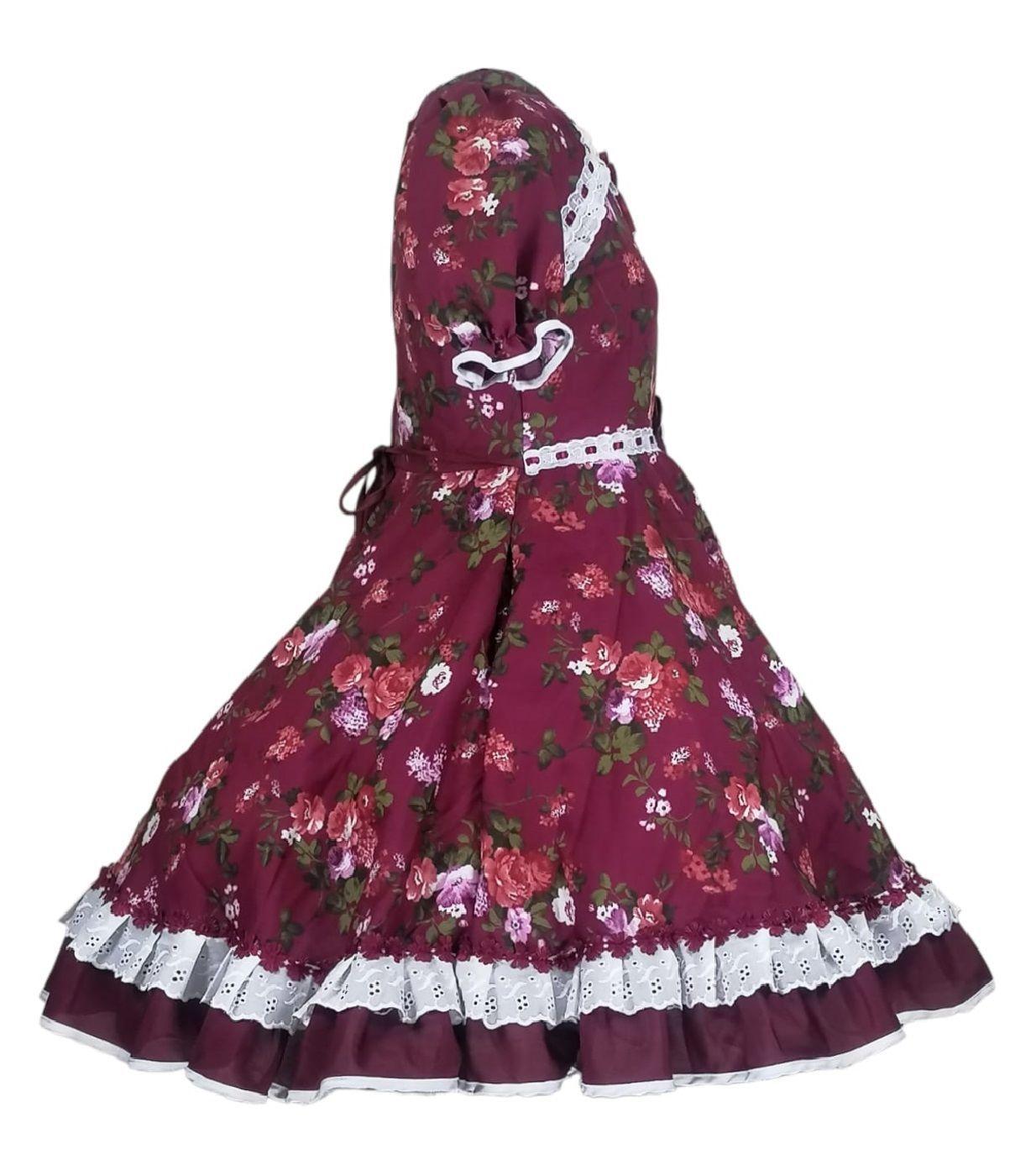 Vestido Niña Huasa Chinita Fiestas Patrias 12 14 16 C18-1