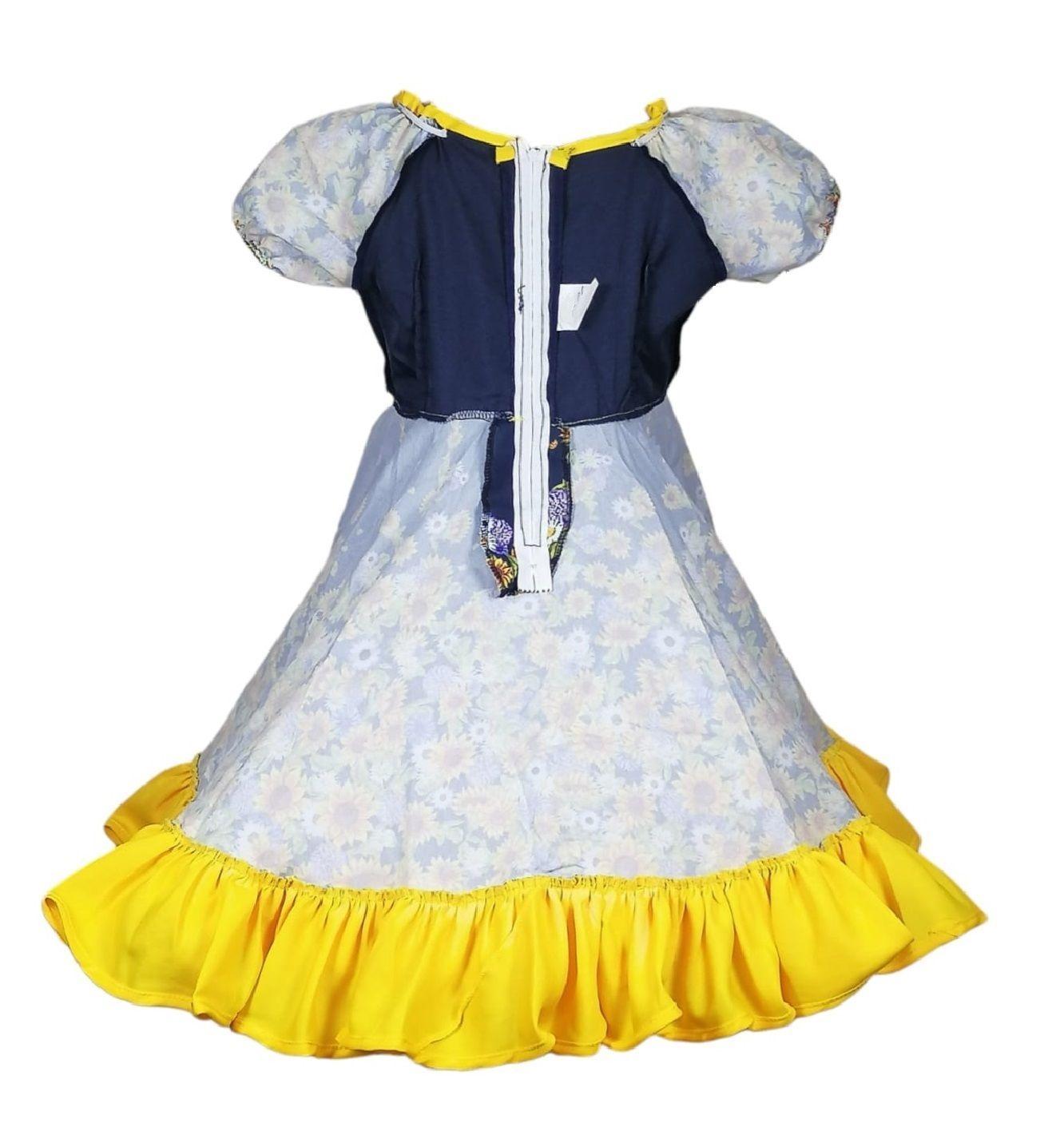 Vestido Niña Huasa Chinita Fiestas Patrias 4 6 8 10 C13-3