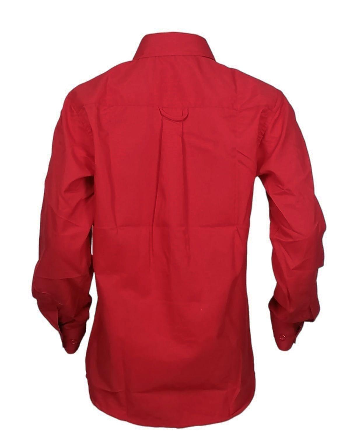 Camisa De Huaso Roja Adulto Tallas S M L Xl 2xl-2