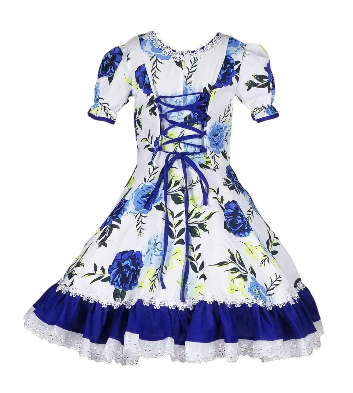 Vestido Niña Huasa Chinita Fiestas Patrias 12 14 16 C16-2