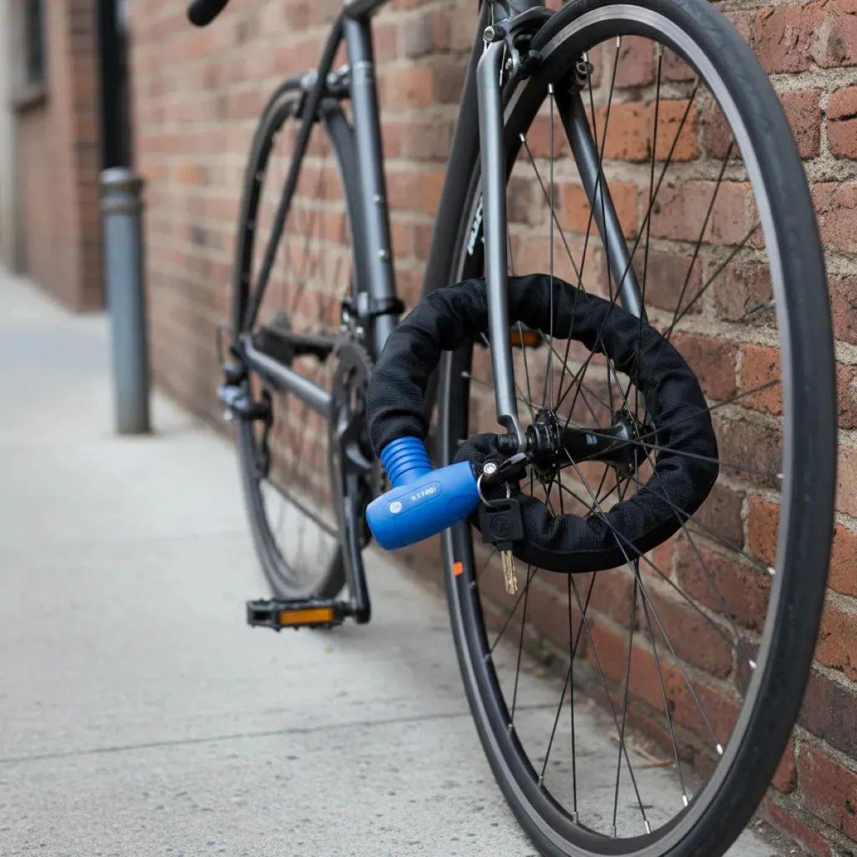 Candado Para Bicicleta Odis Bike Con Cadena Integrada9.5x1mm-2