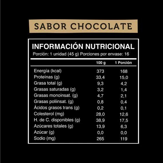 Barritas Wild Protein Chocolate 15gr 16 unidades-3