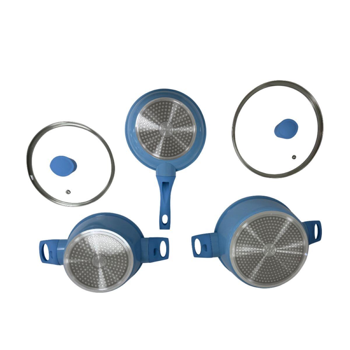 Batería KW Bristol 5 Piezas Aluminio Y Cerámica Sky-2