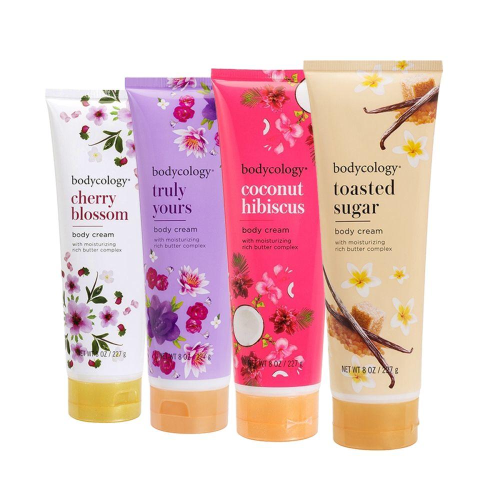 Pack 4 Cremas Corporales Bodycology 236 ml (4 aromas)-0