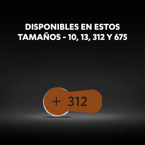 Pack 60 Pilas Duracell Audífono Tamaño 312/Superstore-5