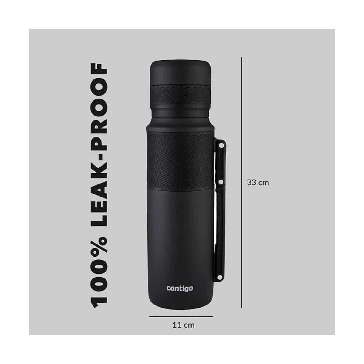 Termo Contigo Acero Inoxidable Negro 1.2 L-4