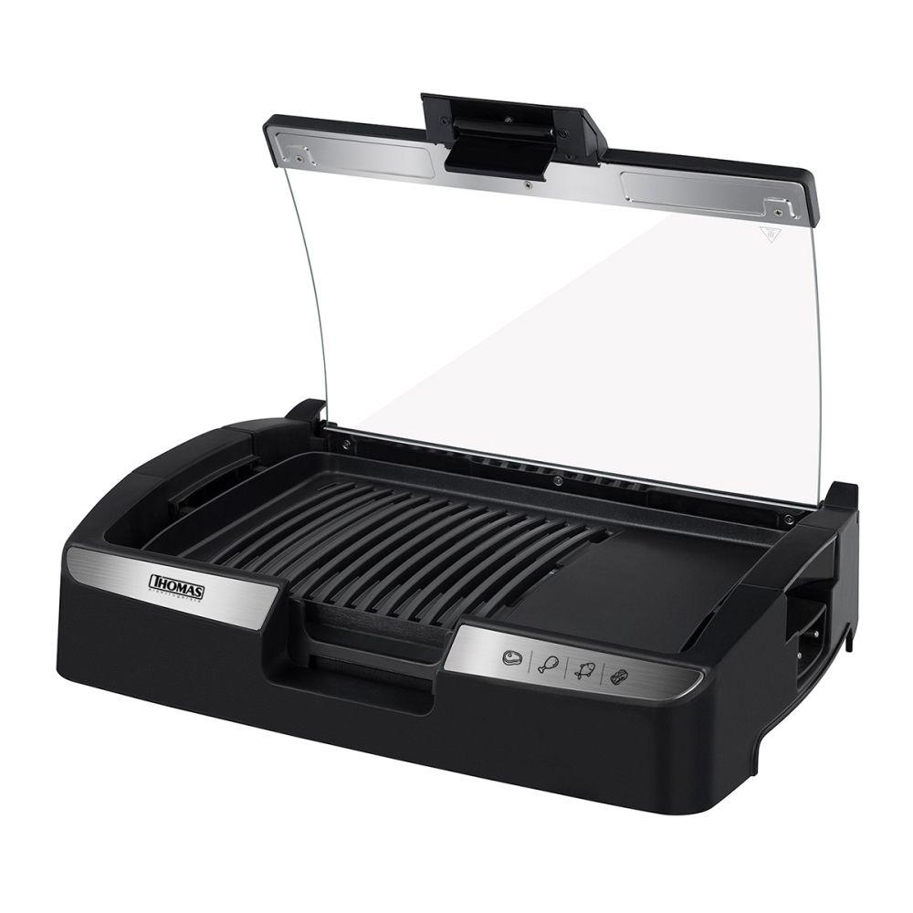 Parrilla Electrica Thomas 1800 W Con Tapa-0