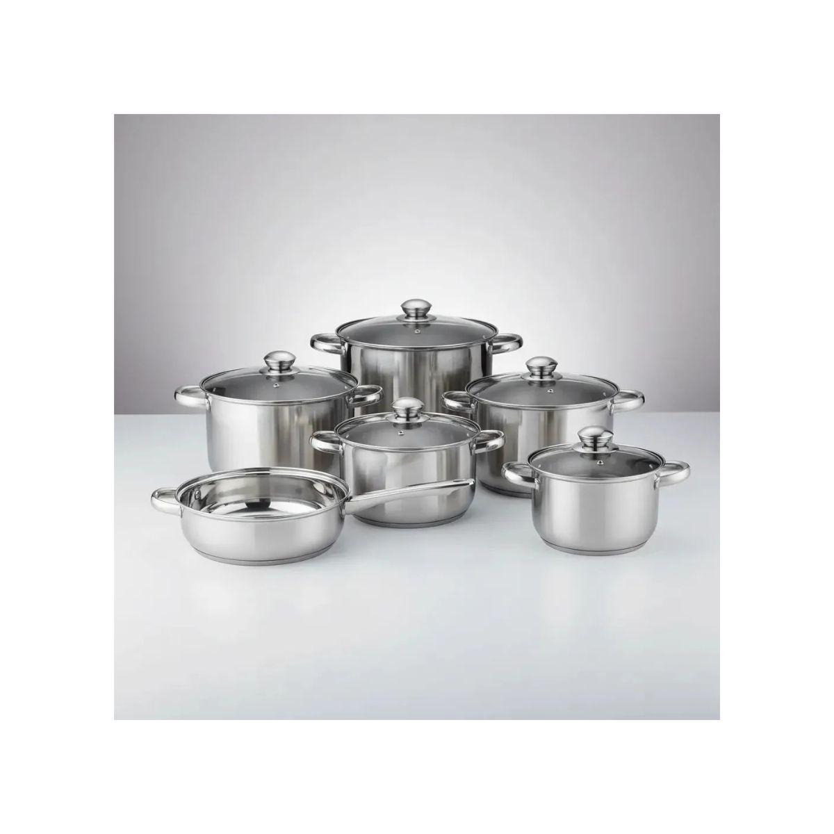 Batería De Cocina Ilko 11 Piezas Acero Inoxidable Prime-5