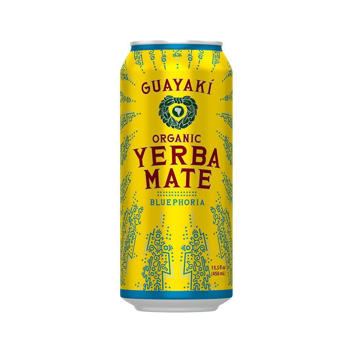 Bebida Yerba Mate Guayakí Bluephoria Orgánica 12 x 458ml	-0