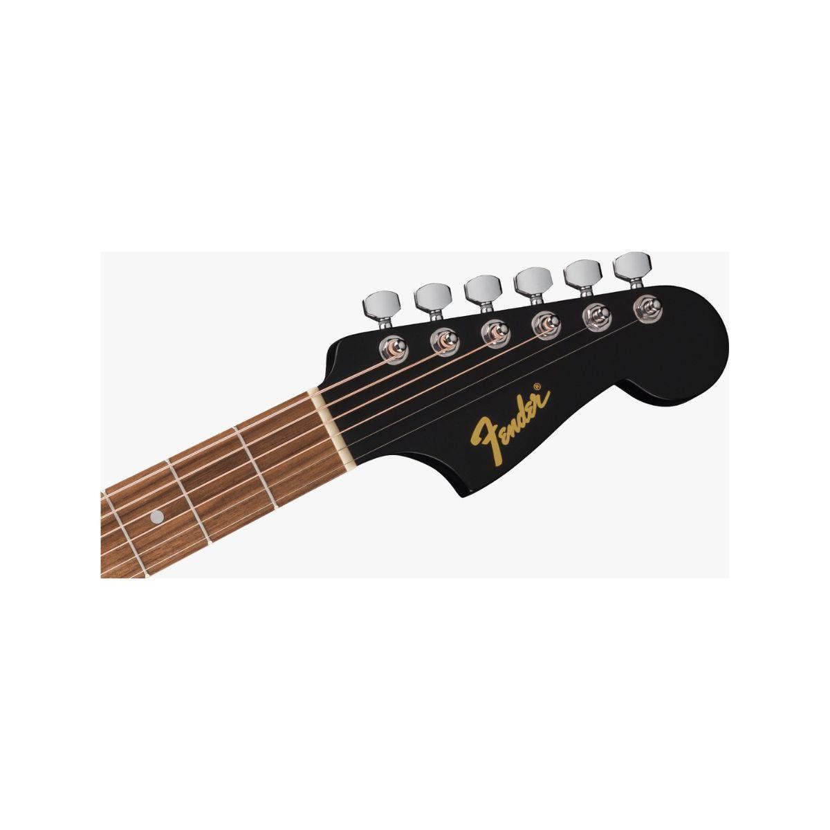 Guitarra acústica Redondo Fender California Debut Negro-2
