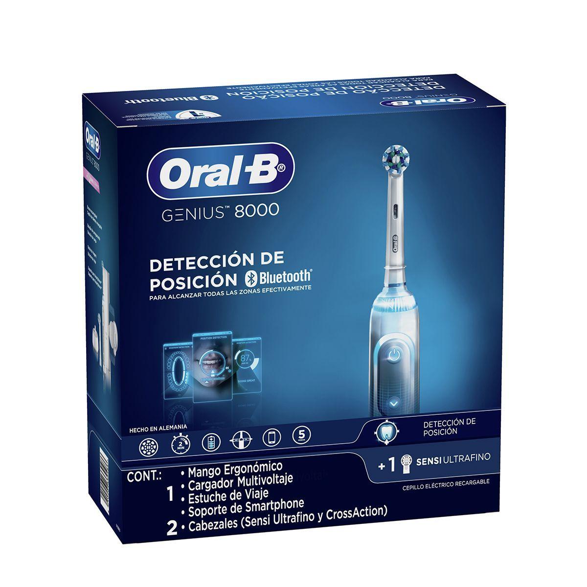 Pack Cepillo Eléctrico Oral-B Genius 8000 +rept Clean 4ud-1