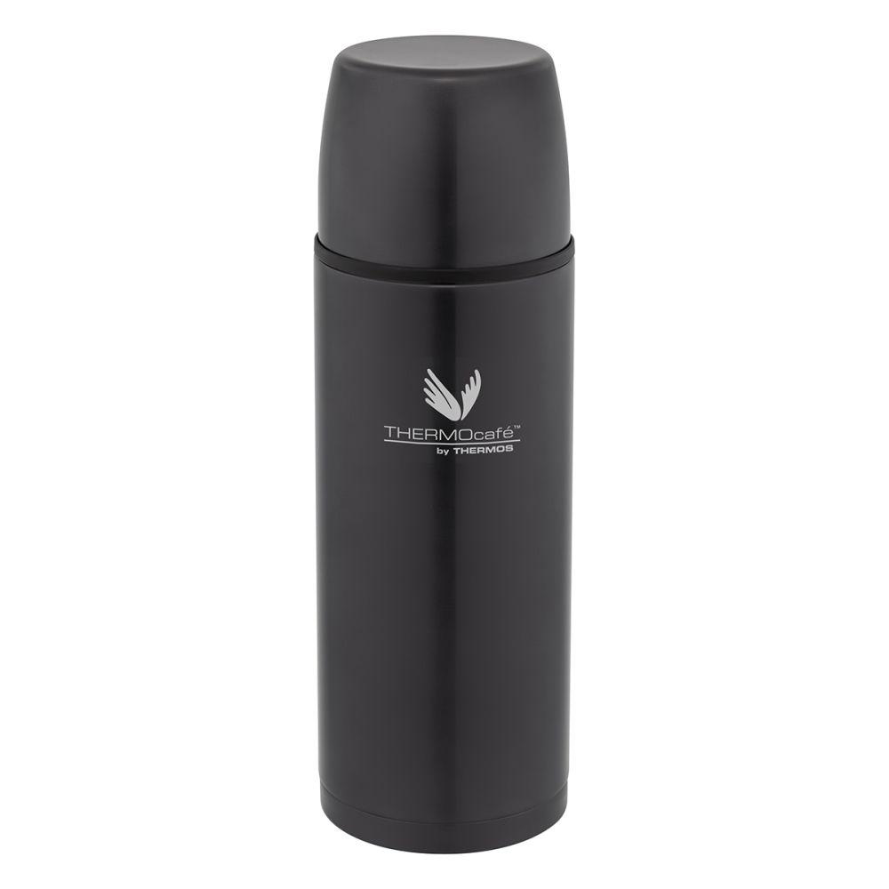 Termo Thermos Thermocafé 1 Litro Acero Inoxidable Negro Mate-0