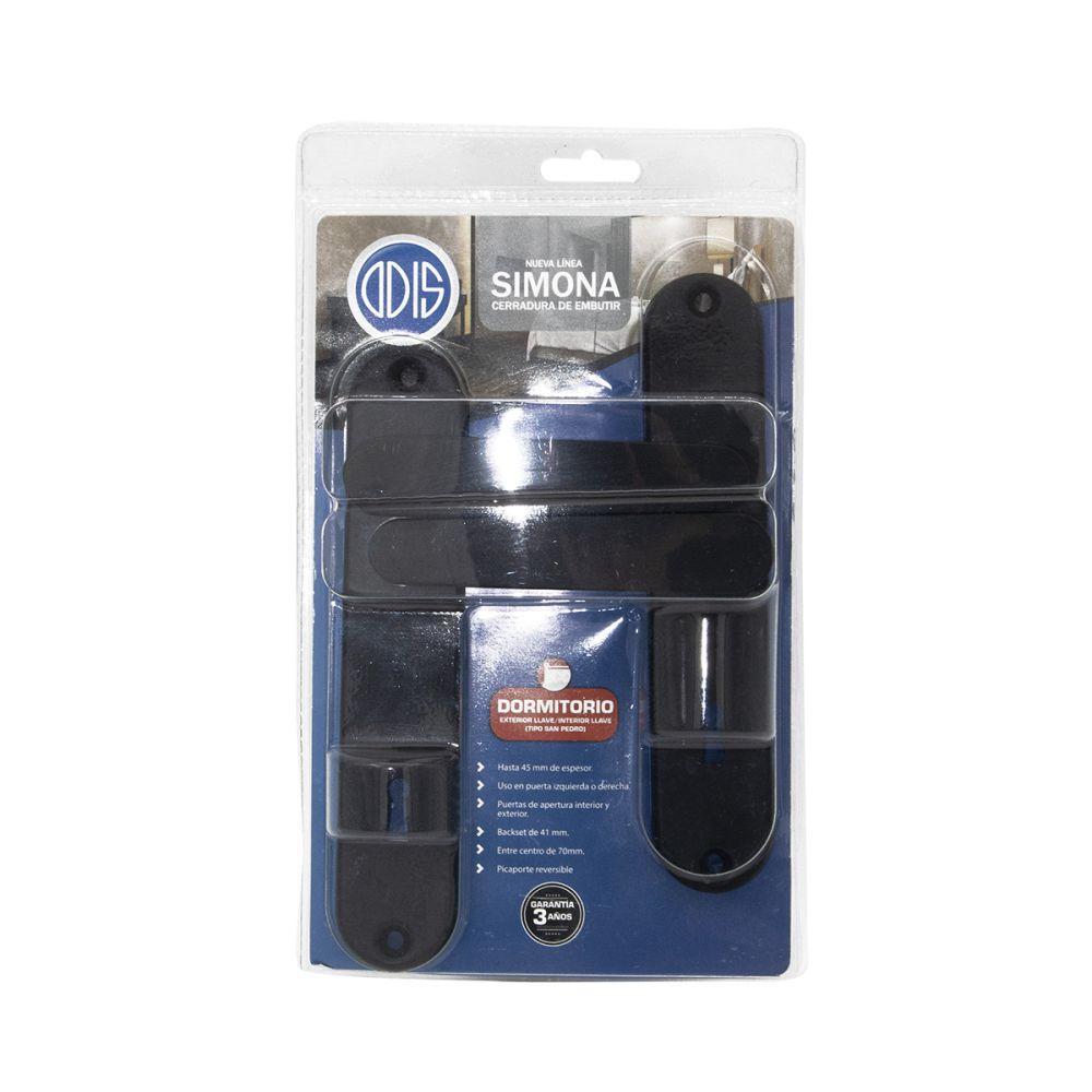 Odis Cerradura Embutir Simona 7040 Set Dormitorio Negra-2