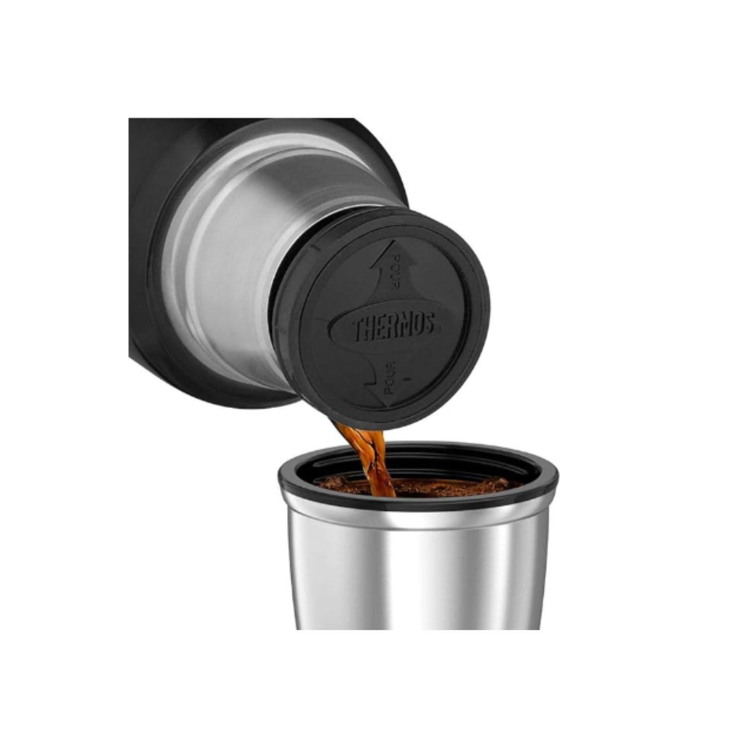 Termo Liquido Thermos King 470ml Acero inoxidable Negro-2