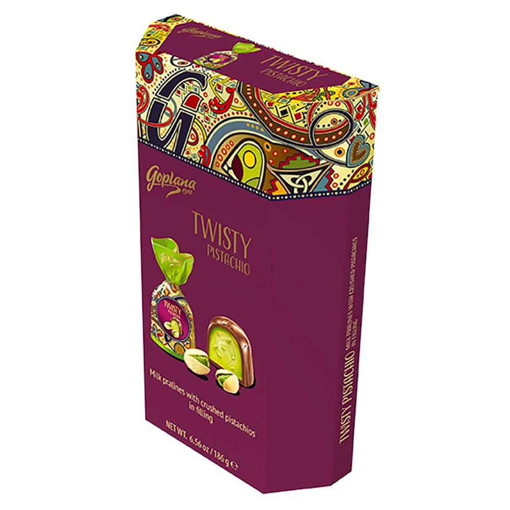 Pack 4 Estuches Choco Twisty Pistacho 186gr-1