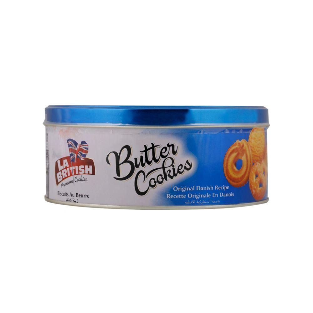 Pack 12 Latas Galletas Mantequilla La British 114g Azul/Rojo-4