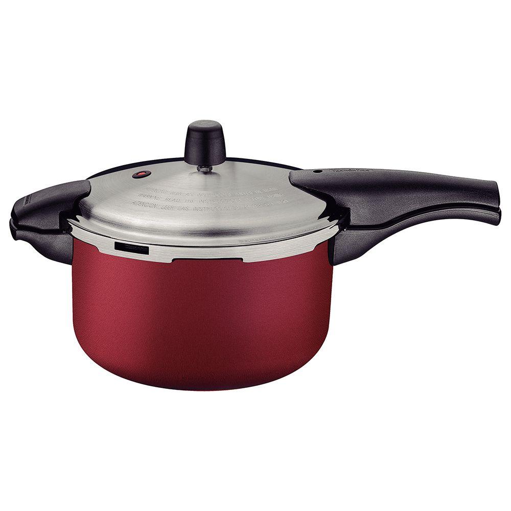 Olla A Presión Tramontina Vancouver 6 Litros 24cm Rojo-0