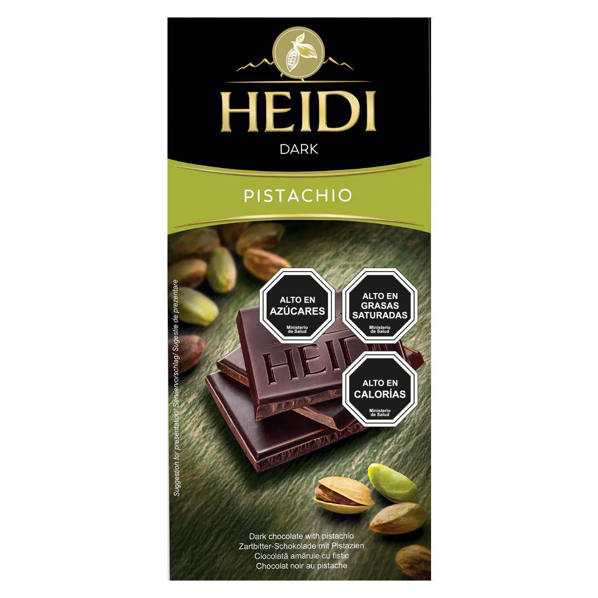 Pack 8 tabletas chocolate Heidi dark surtidas 80g-4