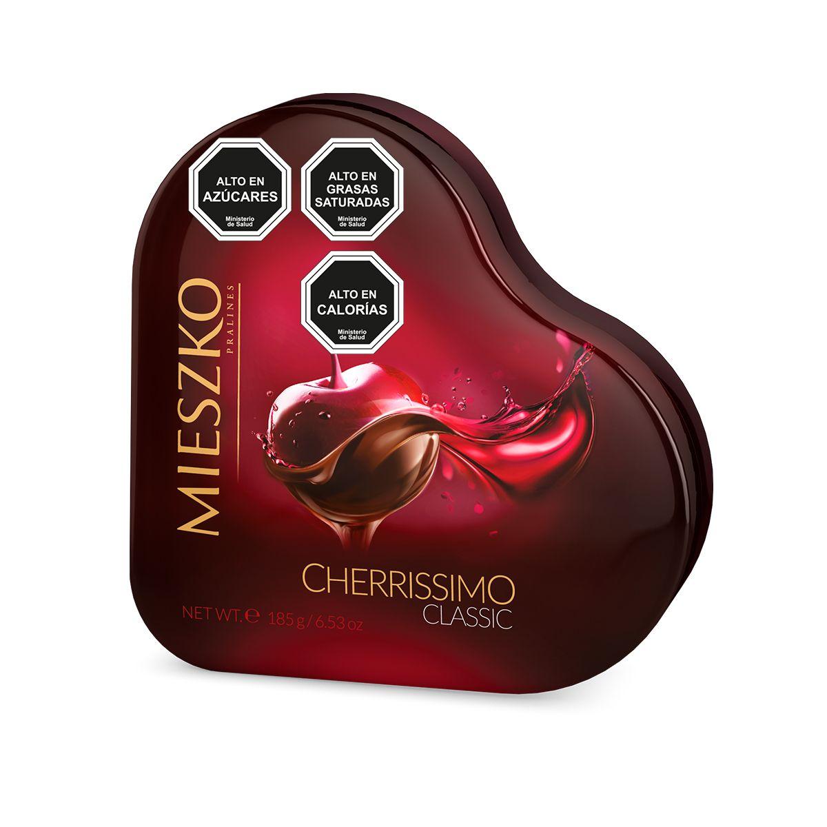 Lata Chocolate corazon Bombones Cherrissimo Classic-0