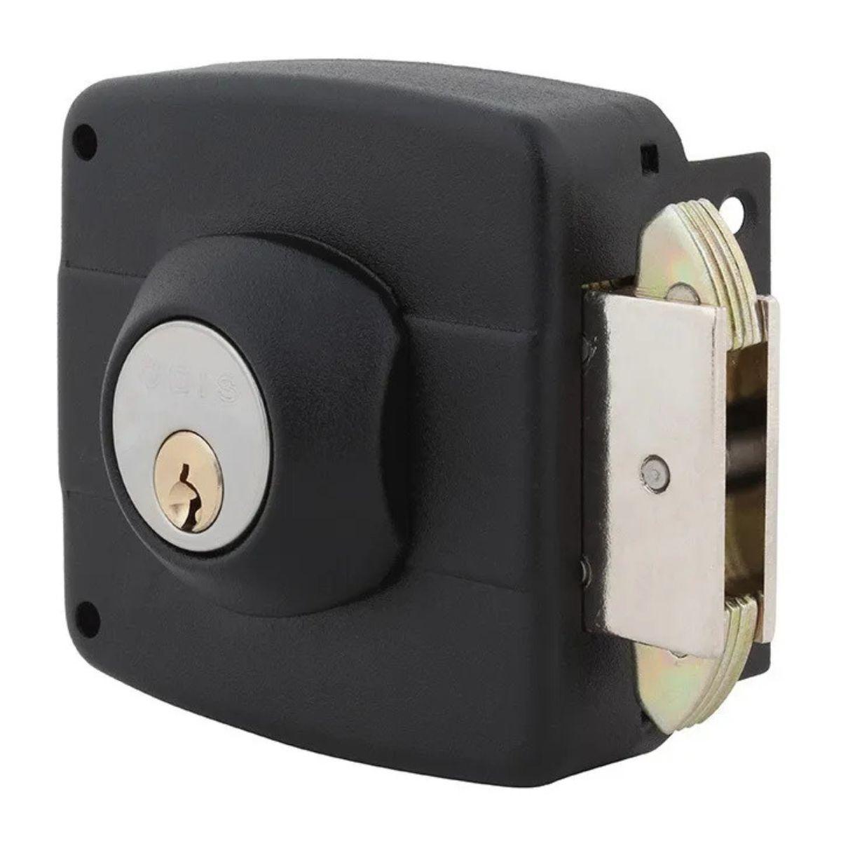 Cerradura Sobreponer Odis 393 Negro-2