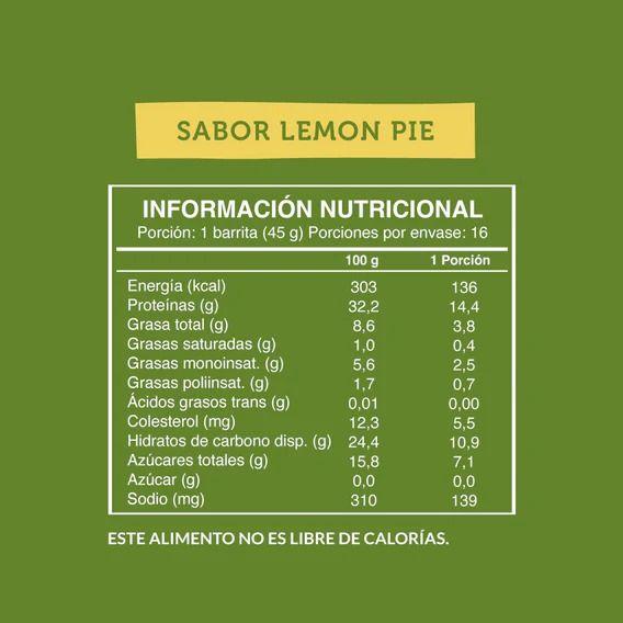 Barritas Wild Protein Lemon Pie 14gr 16 unidades-3
