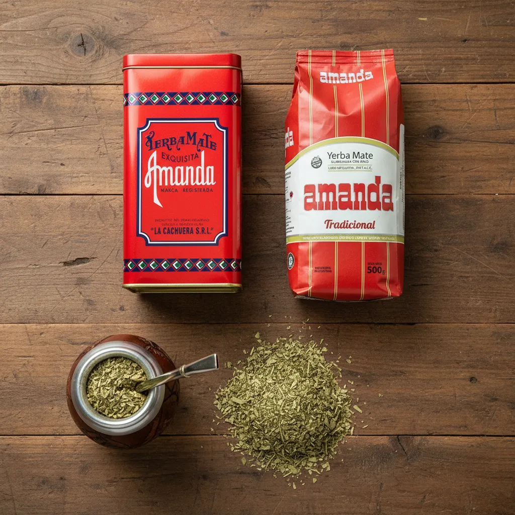 Lata Yerba Mate Amanda Sabor Tradicional 500 gr-3