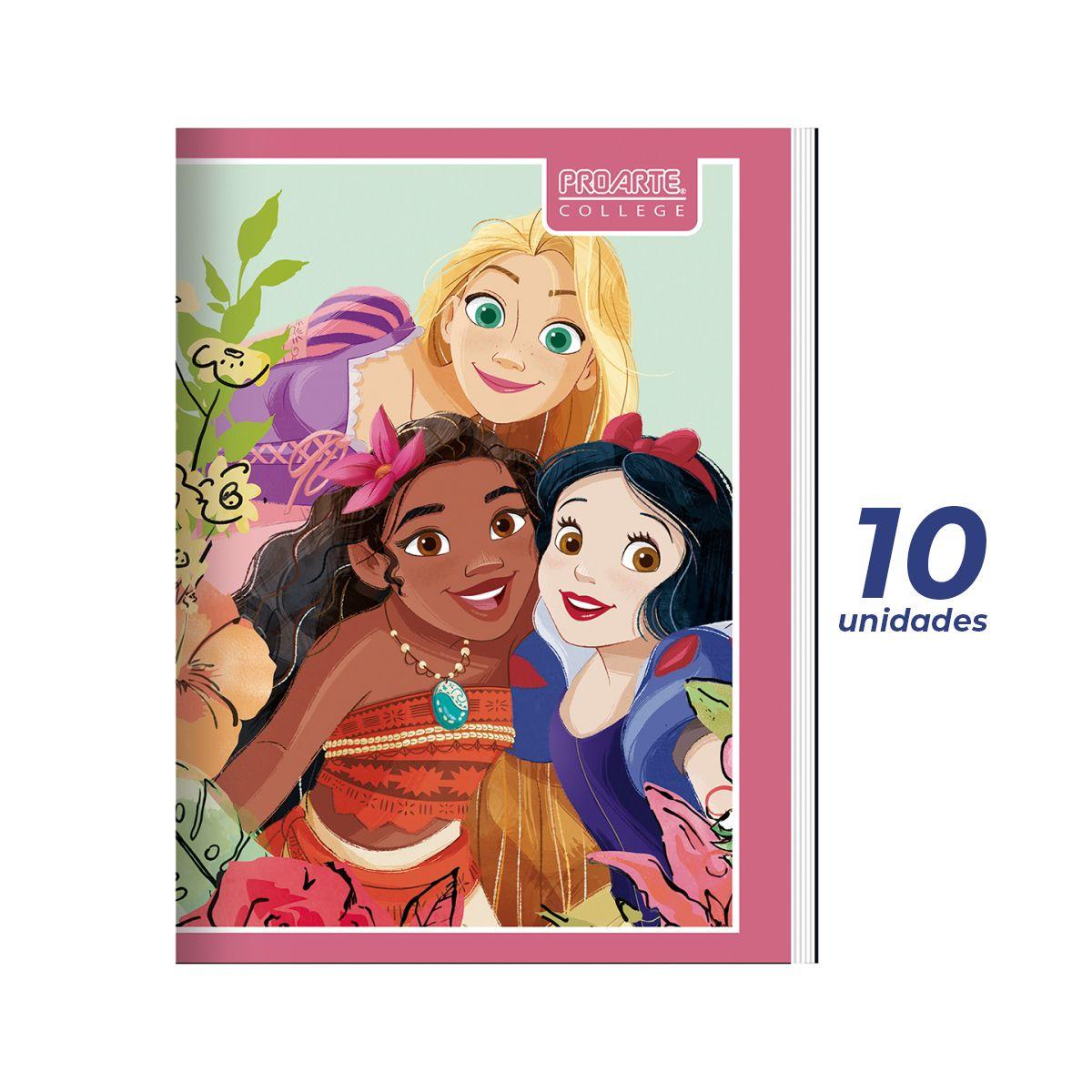 Pack 10 Cuadernos College Proarte Princesas 7mm 80 hojas-1