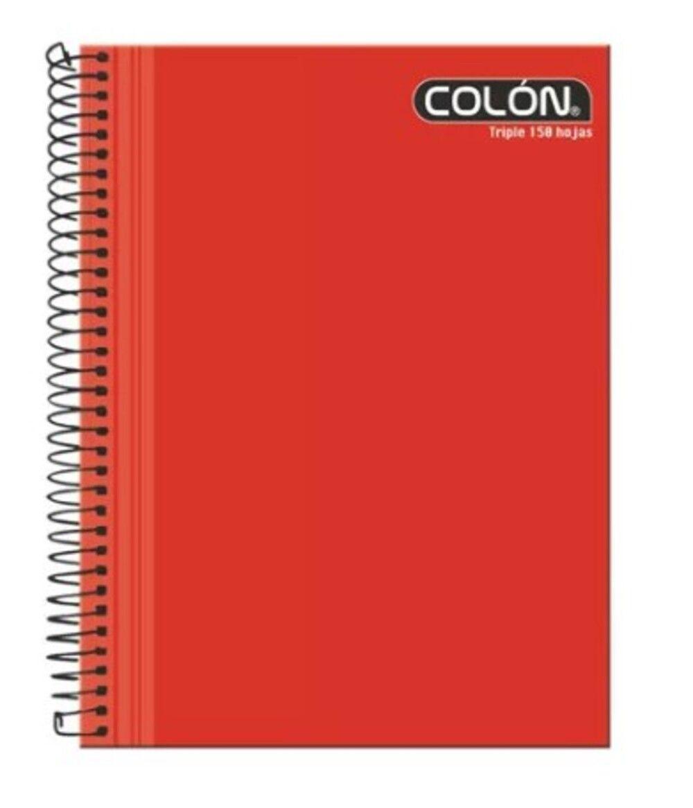 Pack cuadernos triple Colon Liso 150Hojas x 4 unidades-2