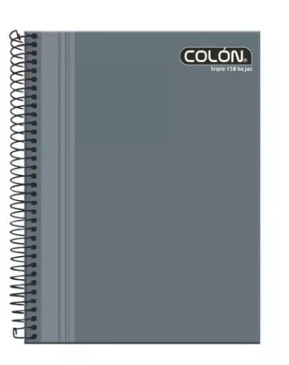 Pack cuadernos triple Colon Liso 150Hojas x 4 unidades-4