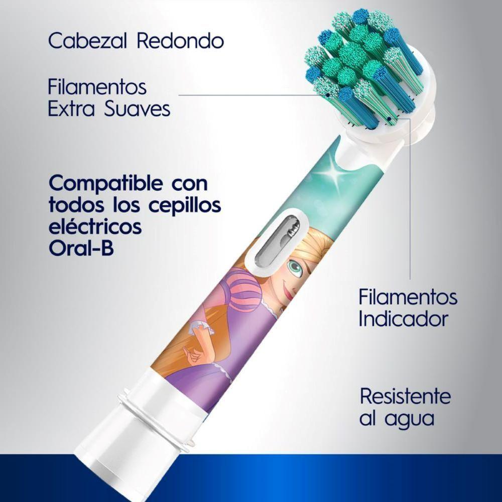 Repuesto Cepillo De Dientes Eléctrico Oral-B Princess x2ud-4