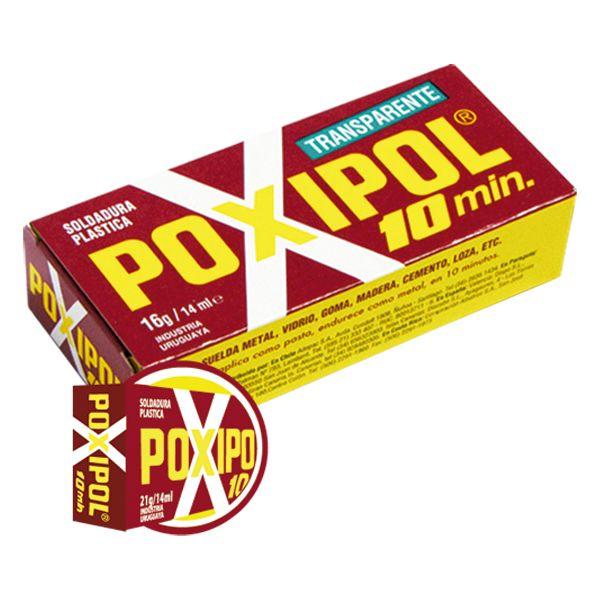 Adhesivo transparente poxipol 10 Min 70ml-0