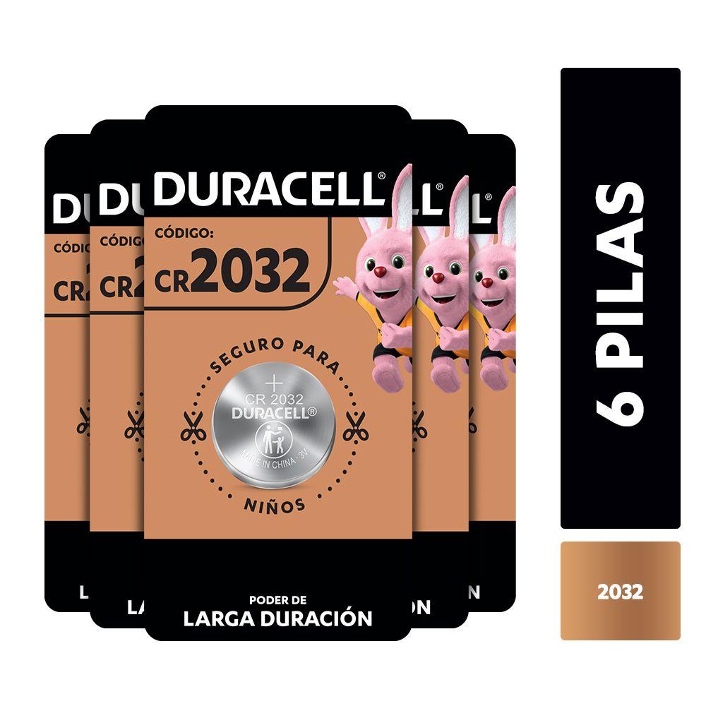 Pila Boton Litio Duracell 2032 6 Unidades  / Superstore-0