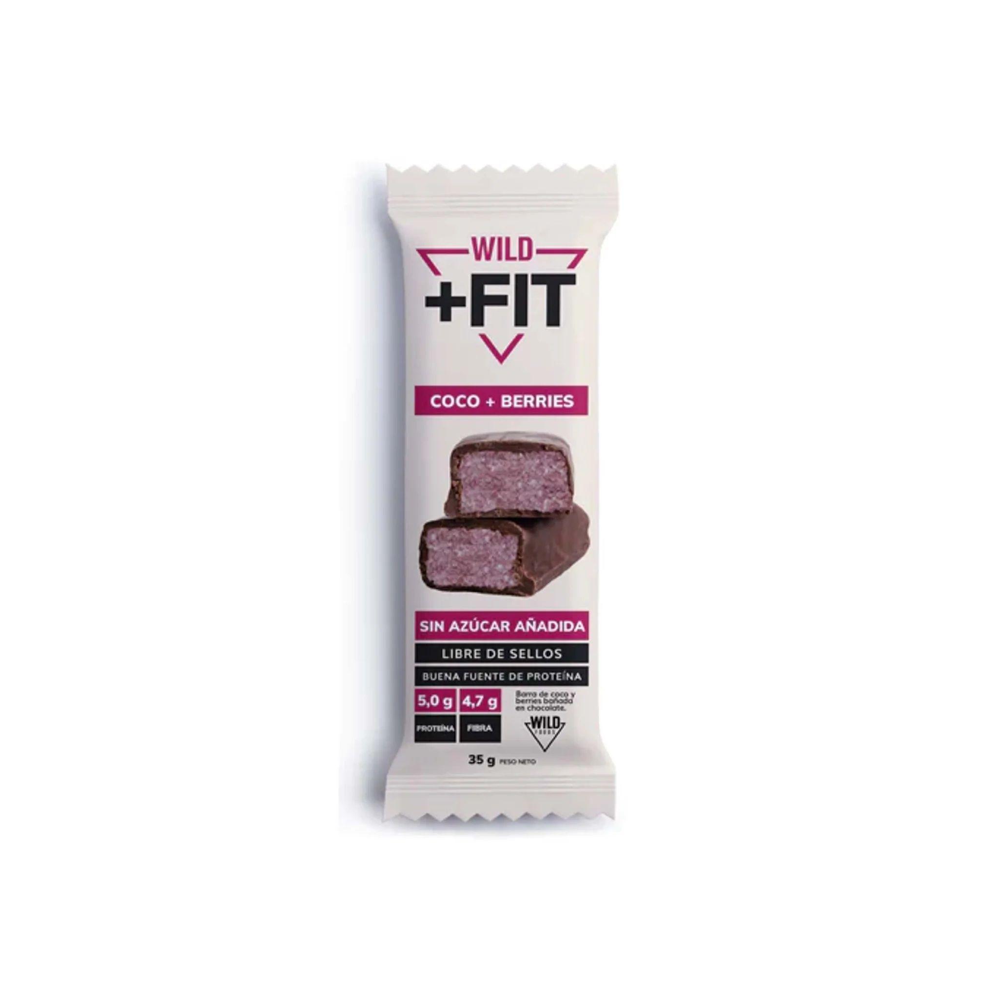 Barritas Wild Fit Coco Berries 5 unidades-2