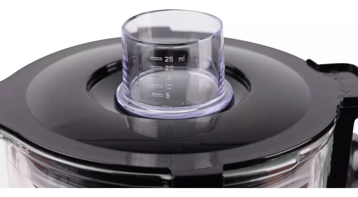 Aiwa Licuadora 5 Velocidades Con Vaso De Vidrio Acero Inox.-4