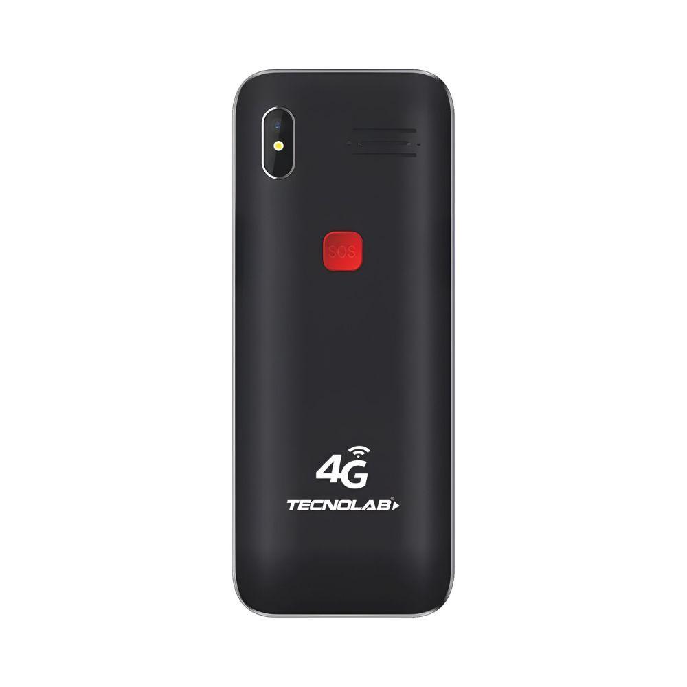 Telefono Celular Senior Tecnolab 4G Adulto Mayor TL487 Negro-2