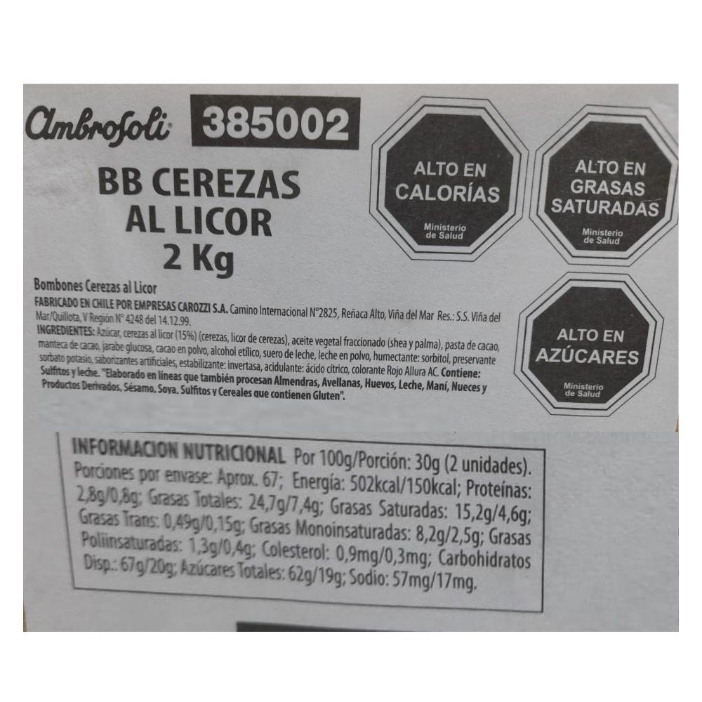 Cereza al coñac Ambrosoli caja 2 kgs-5