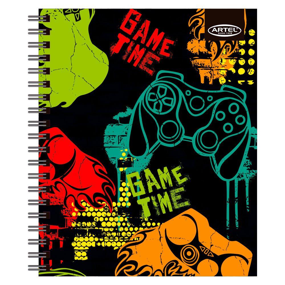 Cuaderno Artel Universitario Gamers 100 Hojas 7mm X 10 Ud-2