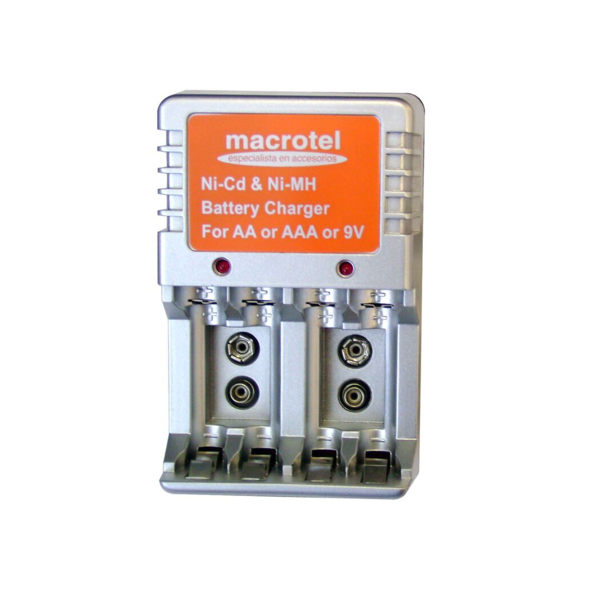 Cargador Macrotel AA/AAA/Batería +4 pilas AA 2300mAh-1