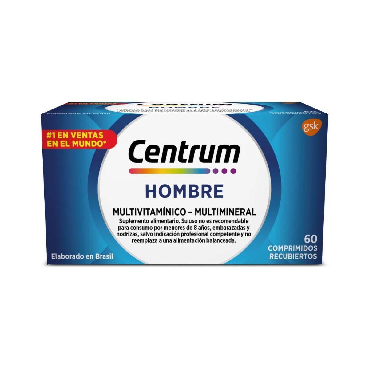 Multivitamínico Centrum Hombre 60 Tabletas-0