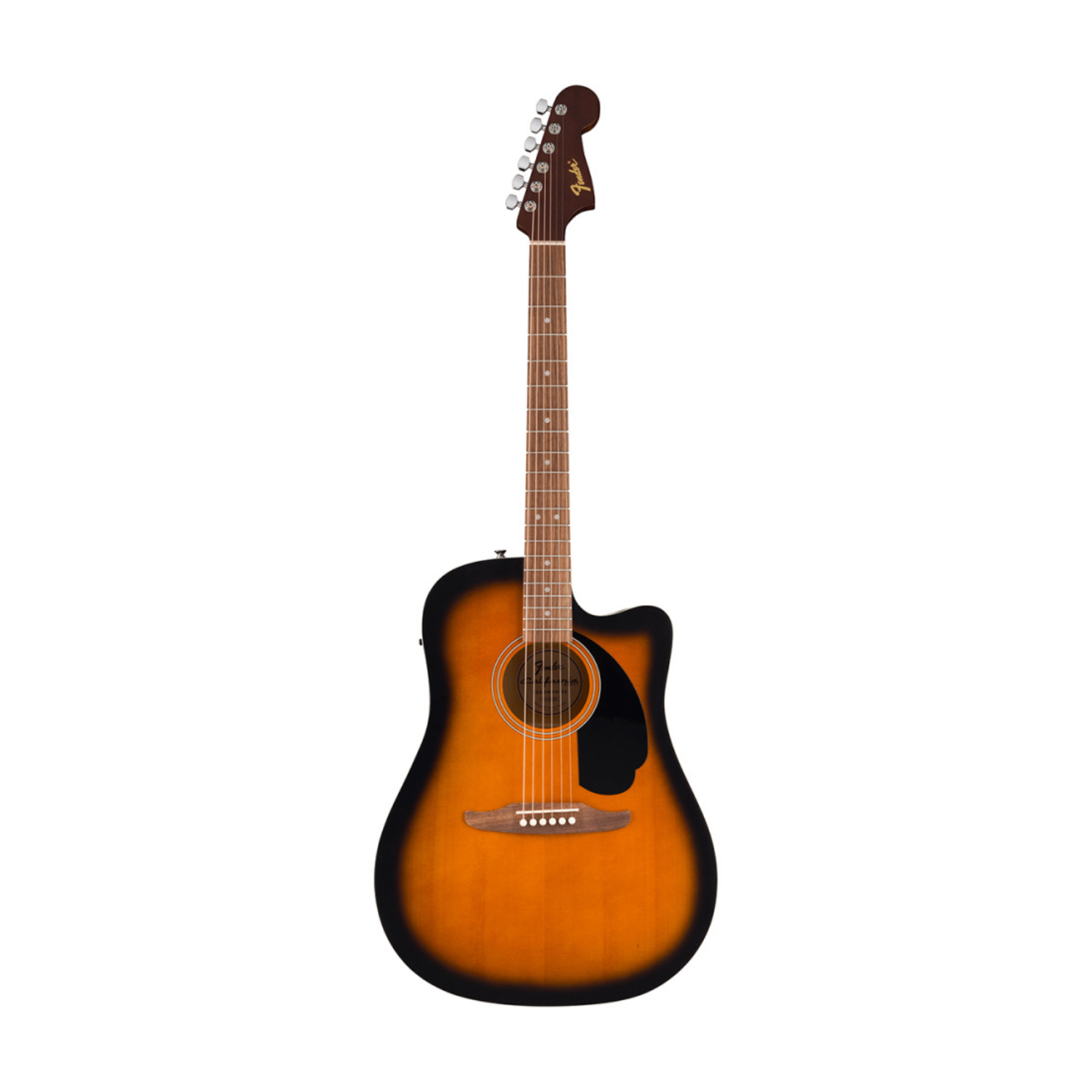 Guitarra Acústica Fender California Debut CE Sunburst-6